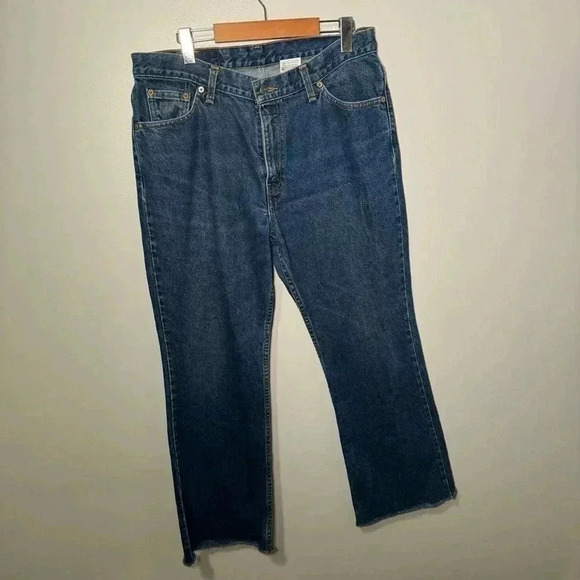 Vintage Levi wide leg  denim pants 15M/32 boho western - Picture 3 of 6